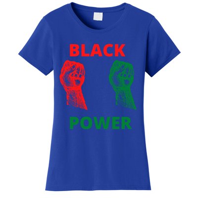 Black Is Power Beautiful Strong Visionary Revolutionary Funny Gift Women's T-Shirt