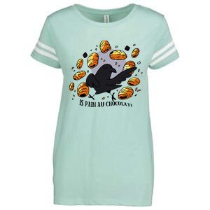 Bird Is Pain Au Chocolat Enza Ladies Jersey Football T-Shirt