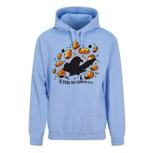 Bird Is Pain Au Chocolat Unisex Surf Hoodie