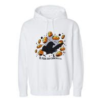 Bird Is Pain Au Chocolat Garment-Dyed Fleece Hoodie