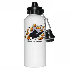 Bird Is Pain Au Chocolat Aluminum Water Bottle