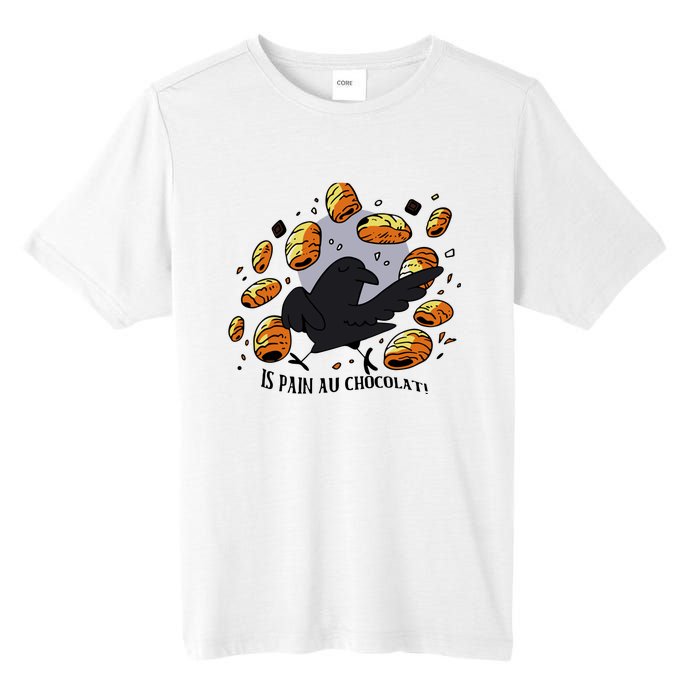 Bird Is Pain Au Chocolat Tall Fusion ChromaSoft Performance T-Shirt