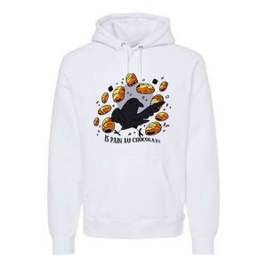 Bird Is Pain Au Chocolat Premium Hoodie