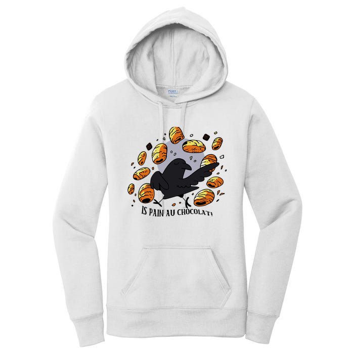 Bird Is Pain Au Chocolat Women's Pullover Hoodie