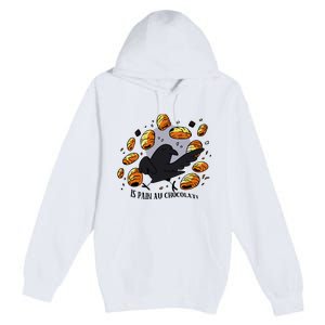 Bird Is Pain Au Chocolat Premium Pullover Hoodie