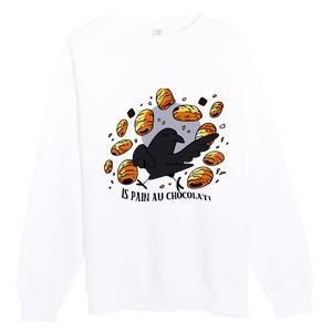 Bird Is Pain Au Chocolat Premium Crewneck Sweatshirt