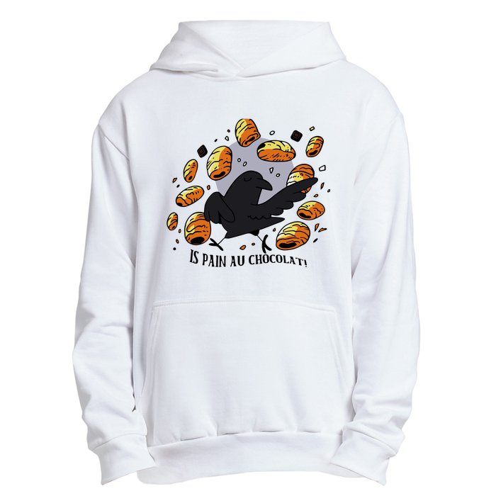 Bird Is Pain Au Chocolat Urban Pullover Hoodie