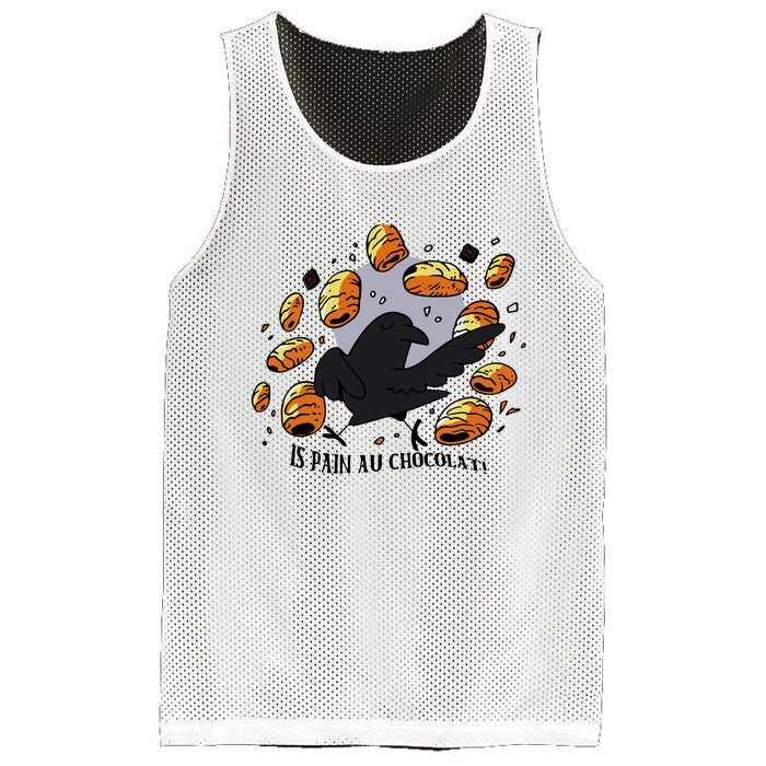 Bird Is Pain Au Chocolat Mesh Reversible Basketball Jersey Tank