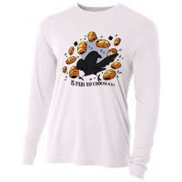 Bird Is Pain Au Chocolat Cooling Performance Long Sleeve Crew