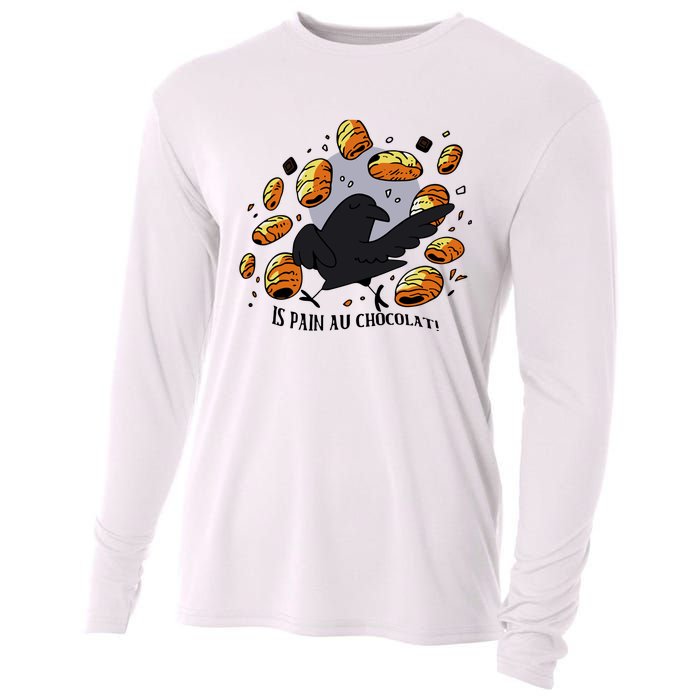 Bird Is Pain Au Chocolat Cooling Performance Long Sleeve Crew