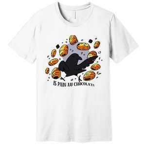 Bird Is Pain Au Chocolat Premium T-Shirt