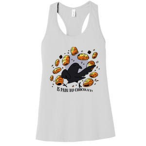 Bird Is Pain Au Chocolat Women's Racerback Tank