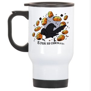 Bird Is Pain Au Chocolat Stainless Steel Travel Mug