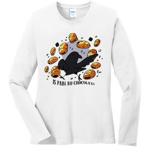 Bird Is Pain Au Chocolat Ladies Long Sleeve Shirt