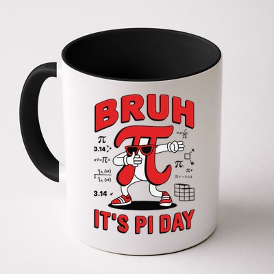 Bruh Its Pi Day Funny Math Humor Classroom Design Coffee Mug