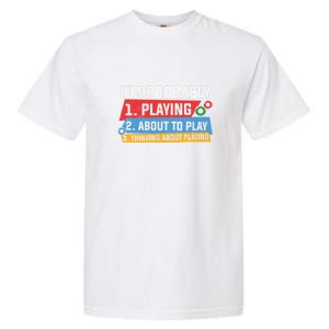 Billiards I'm Probably Playing About To Play Billiards Dad Gift For Father’s Day Garment-Dyed Heavyweight T-Shirt