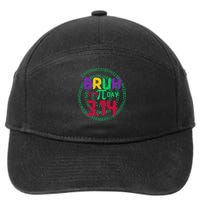 Bruh Its Pi Day Funny Pi Day Saying Math Teacher 7-Panel Snapback Hat