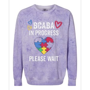 BCABA In Progress Future BCBA Colorblast Crewneck Sweatshirt