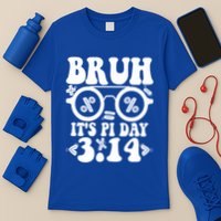Bruh ItS Pi Day 3 14 Pi Symbol Funny Pi Day Teachers Math Meaningful Gift T-Shirt