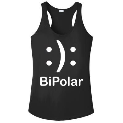 Bipolar Smiley Ladies PosiCharge Competitor Racerback Tank