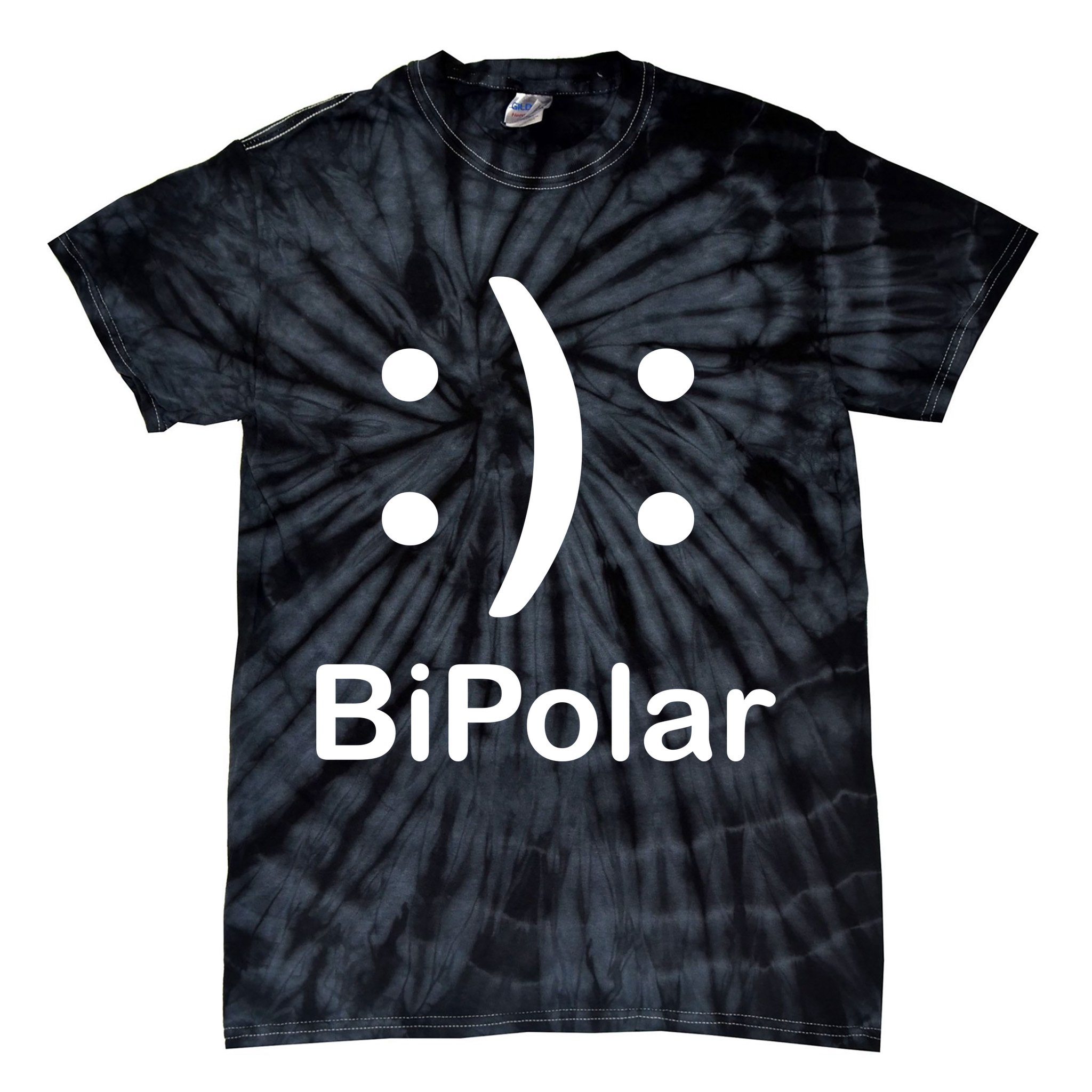 Bipolar Smiley Tie-Dye T-Shirt