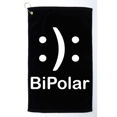 Bipolar Smiley Golf Towel