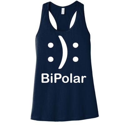 Bipolar Smiley Women's Racerback Tank