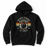 Bowling IM Quite Striking Funny Vintage Bowler Pun Hoodie