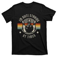 Bowling IM Quite Striking Funny Vintage Bowler Pun T-Shirt