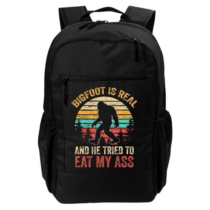 Bigfoot Is Real And He Tried To Eat My Ass Backpack