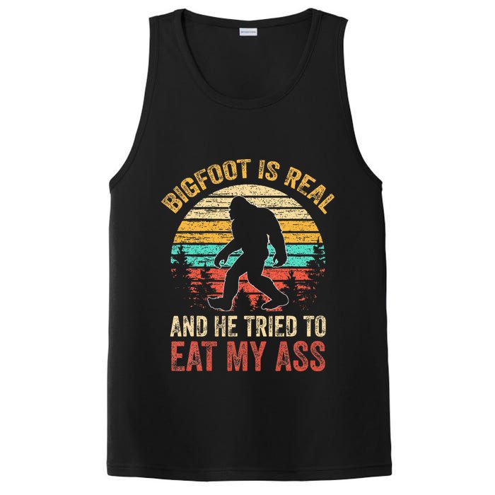 Bigfoot Is Real And He Tried To Eat My Ass PosiCharge Competitor Tank