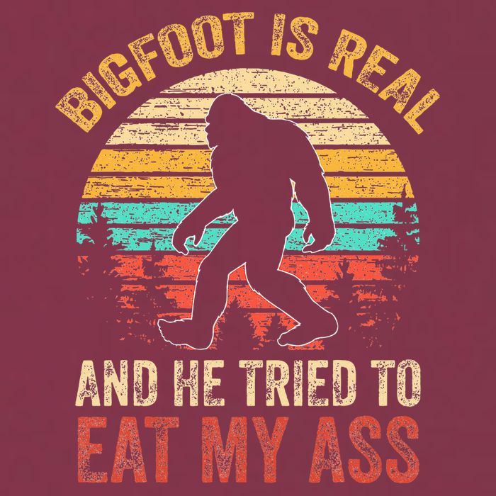 Bigfoot Is Real And He Tried To Eat My Ass 16oz Travel Tumbler