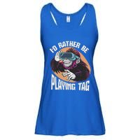 Bruh Id Rather Be Playing Tag Monkey Ladies Essential Flowy Tank