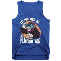 Bruh Id Rather Be Playing Tag Monkey Tank Top