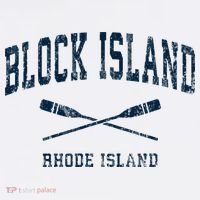 Block Island Rhode Island Vintage Nautical Paddles Sports Oa Flatbill Hat