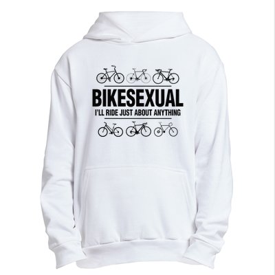 BikeSexual Ill Ride Anything Funny Biker Bicycling Gift Urban Pullover Hoodie