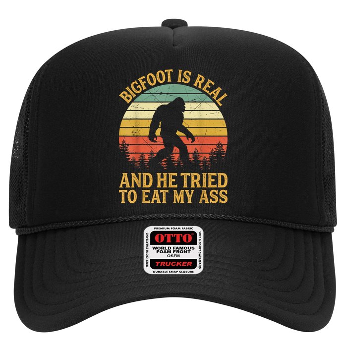 Bigfoot Is Real And He Tried To Eat My Ass Funny Sasquatch Hat