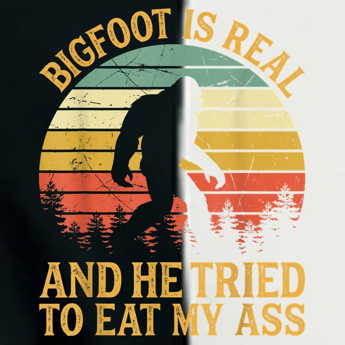Bigfoot Is Real And He Tried To Eat My Ass Funny Sasquatch Infant Baby Jersey Bodysuit