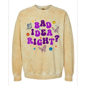 Bad Idea Right Guts 2024 Colorblast Crewneck Sweatshirt