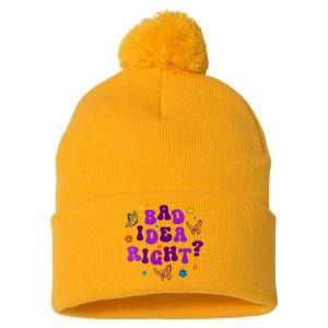 Bad Idea Right Guts 2024 Pom Pom 12in Knit Beanie