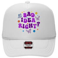 Bad Idea Right Guts 2024 High Crown Mesh Back Trucker Hat