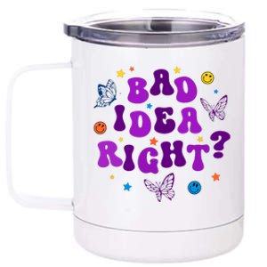 Bad Idea Right Guts 2024 12 oz Stainless Steel Tumbler Cup