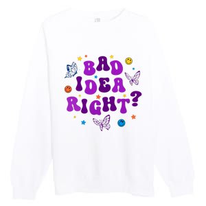 Bad Idea Right Guts 2024 Premium Crewneck Sweatshirt