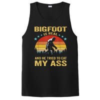 Bigfoot Is Real He Tried To Eat My Ass Retro PosiCharge Competitor Tank