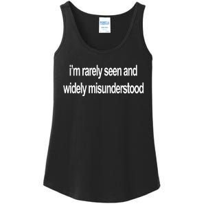 Blackcactusx IM Rarely Seen And Widely Misunderstood Ladies Essential Tank