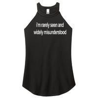 Blackcactusx IM Rarely Seen And Widely Misunderstood Women's Perfect Tri Rocker Tank