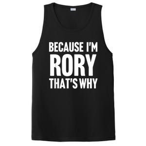 Because IM Rory ThatS Why Am Personalized Name PosiCharge Competitor Tank