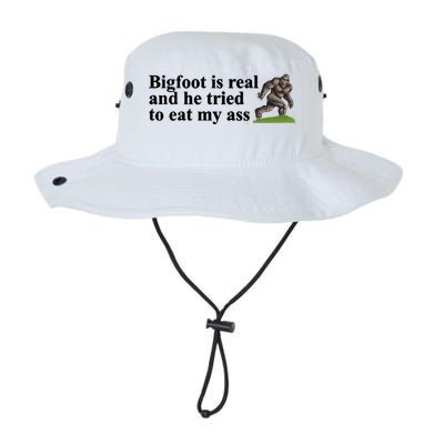 Bigfoot Is Real And He Tried To Eat My Ass Meme Bucket Hat