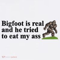 Bigfoot Is Real And He Tried To Eat My Ass Meme Youth Performance Sprint T-Shirt