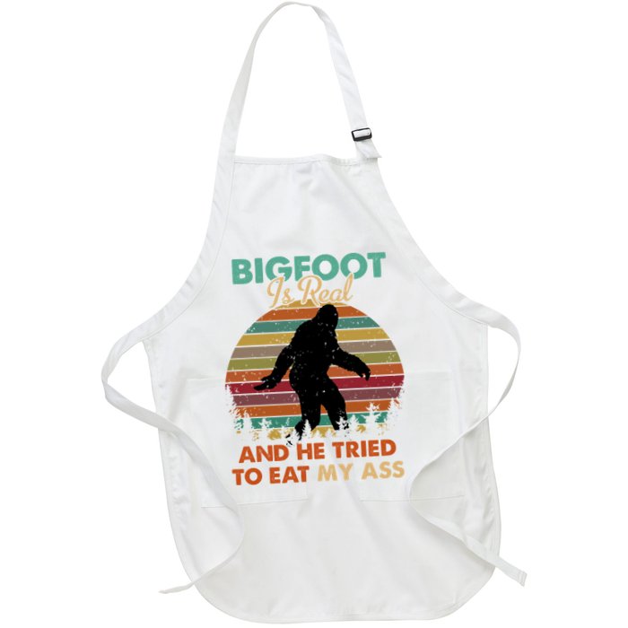 Bigfoot Is Real And He Tried To Eat My Ass Funny Apron